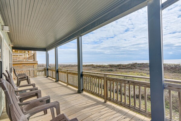 Surfside Beach Vacation Rental | 3BR | 2BA | Stairs Required to Enter