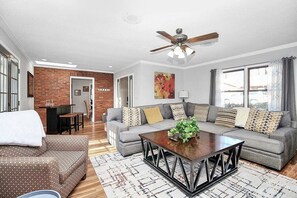 Large Living Room with TV