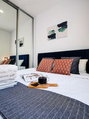 Stylish bedroom!