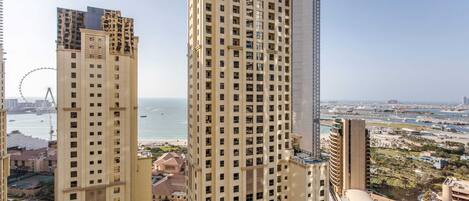 Balcony Views w/ Partial Ain Dubai & Sea Views