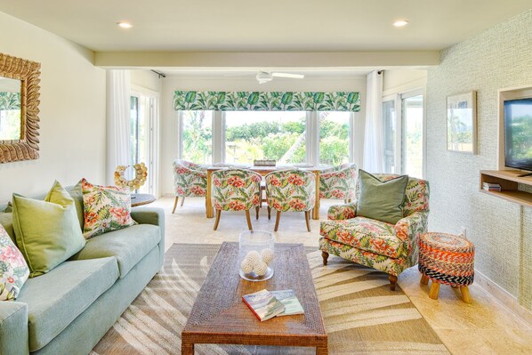 Spacious open plan living and dining. Ample room for the whole family.