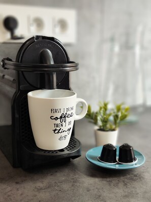 Kaffe och/eller kaffebryggare