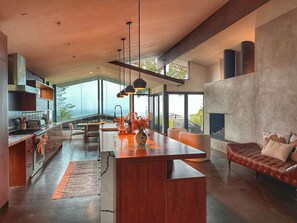 Kitchen with high end appliances