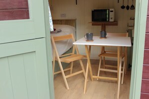 Fold out dining table and chairs