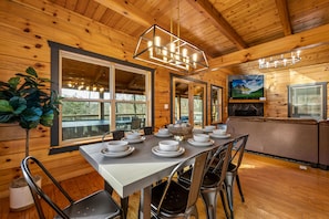 Gather friends and family around the table to enjoy meals together.