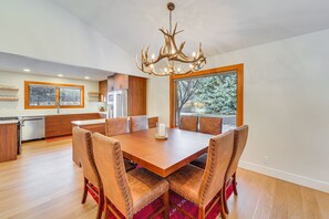 Dining Room | Dishware & Flatware Provided | 1st Floor