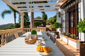 El Mirador %2D luxury villa in Frigiliana %2D front terrace with great views