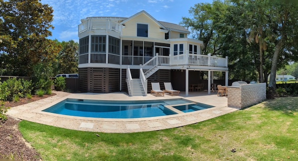 View from back of the house