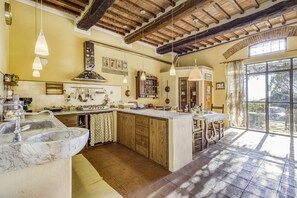 Kitchen and dining area