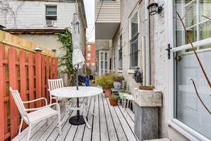 Private Outdoor Space | Furnished Deck