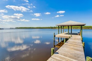 Community docks, enjoy the surrounding nature or bring your fishing pole!