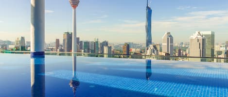 Pool auf dem Dach