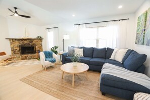 Spacious living room