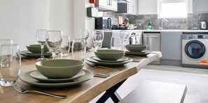 DINING TABLE AND CHAIRS