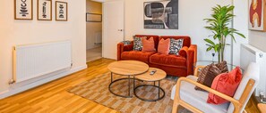 SPACIOUS AND STYLED LIVING AREA