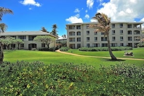 Two buildings within the Point at Poipu Resort.