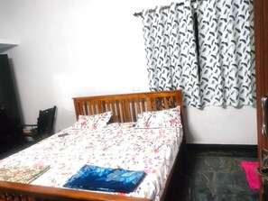 2nd bedroom with attached bathroom, heater 