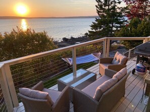Deck furniture to enjoy the wonderful wild life!