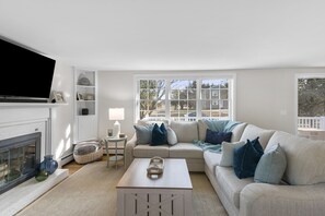 Family room with sectional sofa