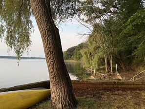 Looking west toward Lake Michigan at the water's edge!
