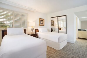 Unwind in the comfort of this bright, airy bedroom offering peace and serenity.
