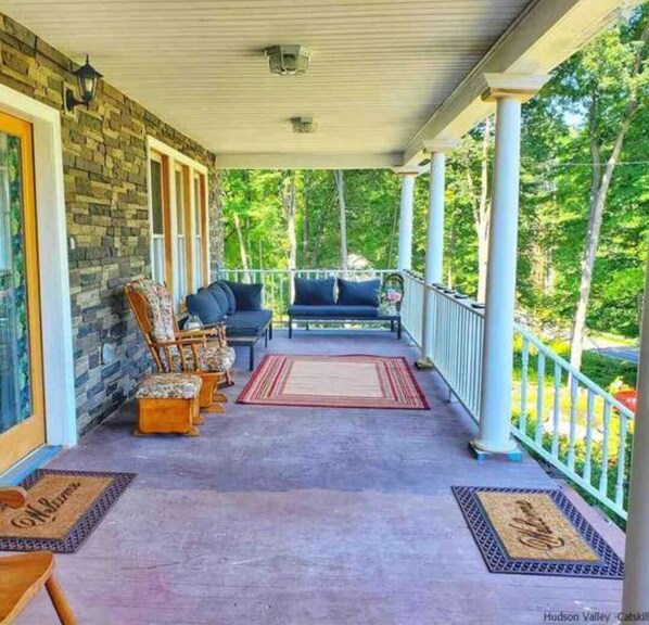 Front large porch
