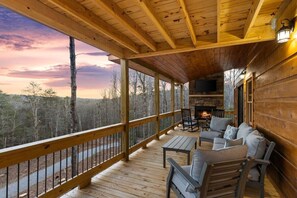 Deck with beautiful views and tons of seating for memories with friends and family.