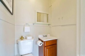 Private half bathroom attached to your room.
