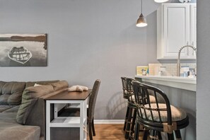 Need to work? No problem - we have a desk and chair!