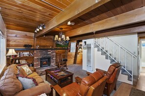 Living Room with Fireplace