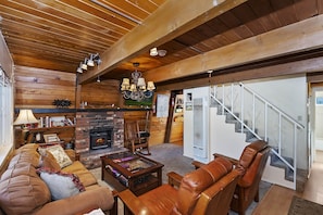 Living Room with Fireplace
