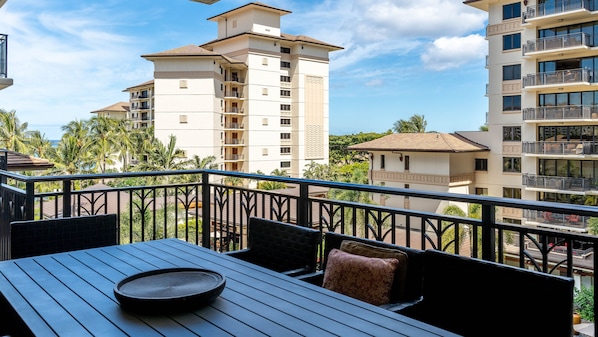 A lovely place to relax and daydream on your very own grand lanai.