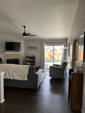 Main Level Living Room from Dining Area