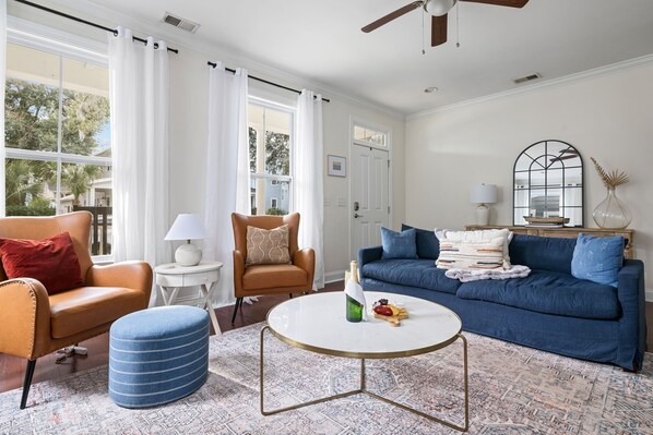Living Room with Smart TV