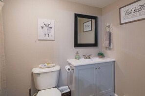 Pamper yourself – our luxurious bathroom is designed for ultimate relaxation.