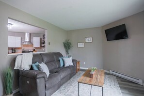 Chic and comfortable – unwind in this stylish living space after a day of exploring.