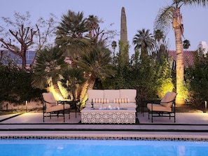 Evening by the Pool