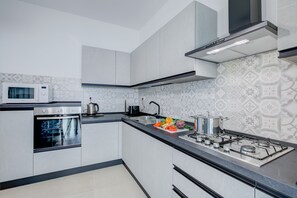 Kitchen and dining area
