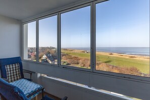 Balkon mit Nordseeblick.