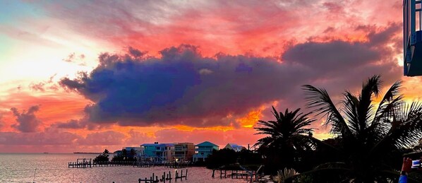 Sunset from the Wrap Around Balcony