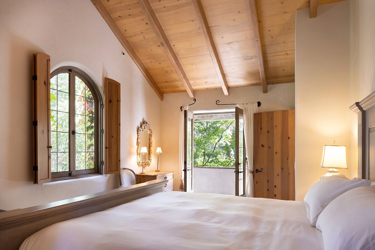 Private and luxurious European estate in downtown Carmel-by-the-Sea