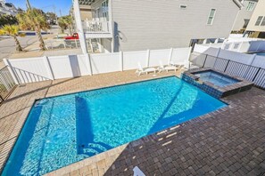 Outdoor Pool and Hot Tub