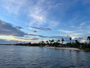 Cape Coral Beach within walking distance