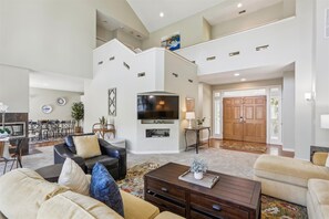 Living Room at 38 North Forest Beach Drive