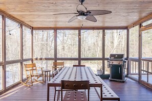 Unwind and enjoy a family BBQ here