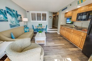 Large Living Area with Views of the Ocean, Beautifully Decorated