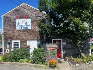 The Boathouse! Dedicated parking for one vehicle right in front.