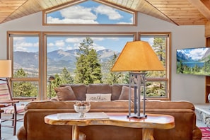 Furniture, Indoors, Living Room, Lamp, Couch