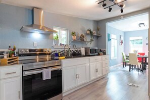 fully stocked kitchen