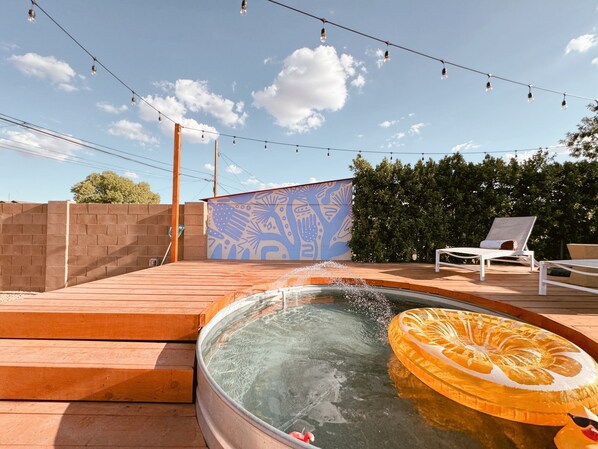 Relax and Unwind in our fun Cowboy Pool